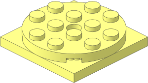 Turntable  4 x  4 x  0.667 (Complete)