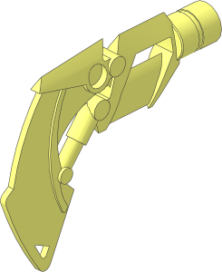 Technic Bionicle Weapon Shield Blade with Axlehole