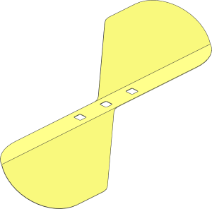 Sheet Plastic 18 x 66 Propeller (Formed)