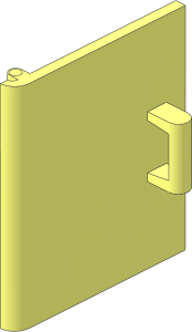 Container Cupboard  4 x  4 x  4 Door with Handle