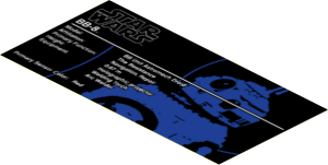 Sticker  5 x 10 with UCS BB-8