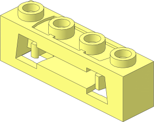 Brick  1 x  4 Disk Shooter