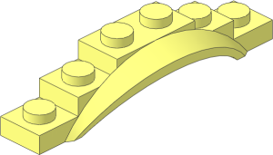 Car Mudguard  6 x  1.5 x  1 with Arch