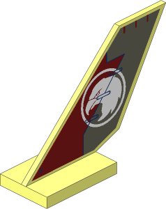 Tail Shuttle  2 x  6 x  4 with Eagle Head Stickers