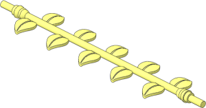 Plant Vine with 10 Leaves 16L