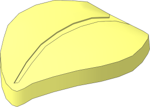 ~Plant Vine with 10 Leaves 16L Leaf Left