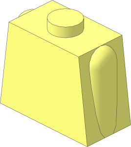 Minifig Torso with Integral Arms
