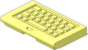 ~Minifig Computer Laptop Keyboard