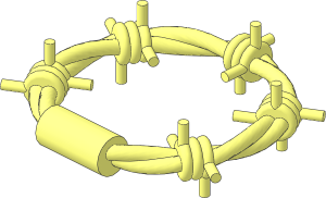 Minifig Barbed Wire Loop