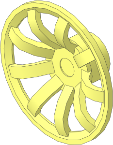 Wheel Cover  9 Spoke for Wheel 14 x 17