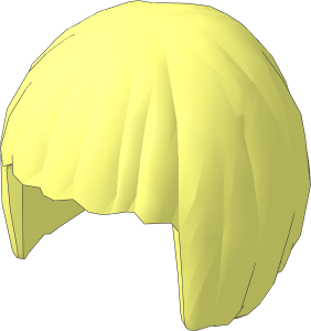 Minifig Hair Short Bob Cut