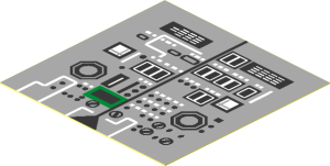 Sticker  1.9 x  1.9 with Lunar Lander Control and Circuitry Panel