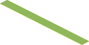 Sticker  0.4 x  4.5 with A-pillar in Bright Light Yellow