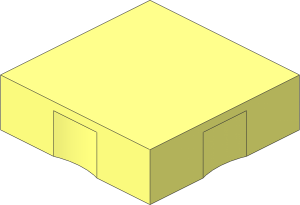 Duplo Tile  2 x  2 x  0.5