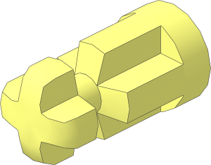~Technic Gearbox 20:1 Reduction Output Shaft