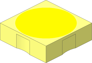 Duplo Tile  2 x  2 with Yellow Disc Pattern