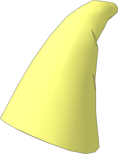 Minifig Hat Wizard without Brim