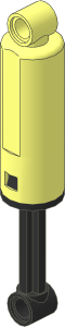 Technic Shock Absorber 10L Damped without Spring (Extended)
