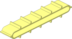 Conveyor Belt Rubber Cleated
