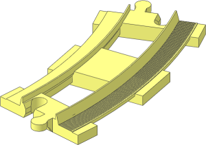 Duplo Train Track Curved