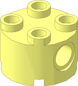 Brick  2 x  2 Round with Pin Holes