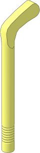 Minifig Hockey Stick with  3.6 L Bar