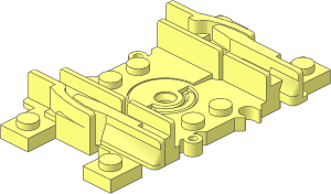 Train Track Flexible Segment (Complete, Straight)