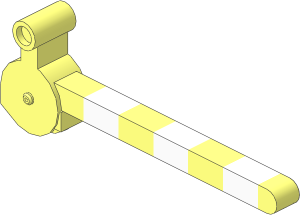Duplo Train Level Crossing Gate Crossbar