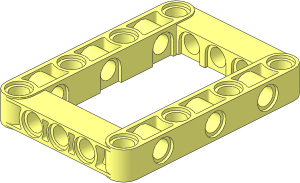 Technic Beam  7 x  5 with Open Center  5 x  3
