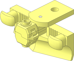 Train Buffer Beam with Plow and Sealed Magnet (Complete)
