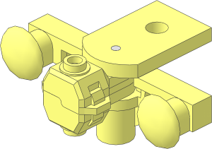 Train Buffer Beam with Sealed Magnet (Complete)