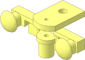 ~Train Buffer Beam with Open Buffer Bottom and Long Cylinder for Sealed Magnet (Type 1)