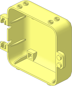 Container Box  3 x  8 x  6.667 - Back