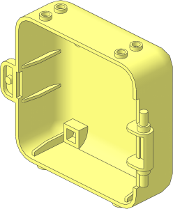 Container Box  3 x  8 x  6.667 - Front