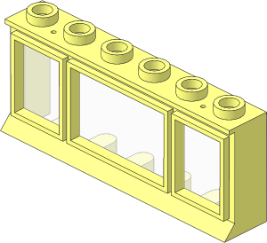 Window  1 x  6 x  2 Classic with Long Sill (Complete)