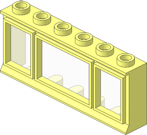 Window  1 x  6 x  2 Classic with Short Sill (Complete)