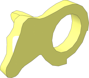 ~Animal Cow Head Right with White Eye and Blaze Pattern
