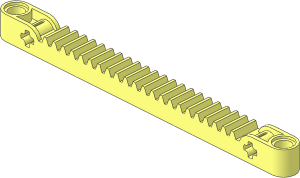 Technic Gear Rack  1 x 13 with Pegholes and Axleholes