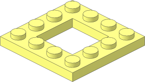 Plate  4 x  4 with Open Centre  2 x  2