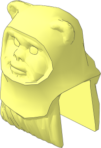 Minifig Head Ewok