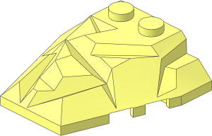 Wedge  4 x  4 Fractured Polygon Top