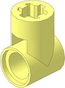 ~Technic Shock Absorber 11L Piston Connector with Peghole