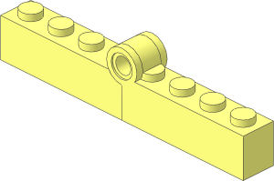 Hinge Brick  1 x  8 (Complete)