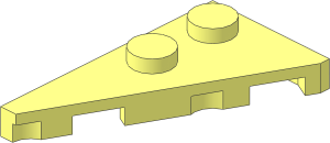 Wing  2 x  4 Left with Truncated Tip