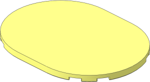 Tile  6 x  8 with Rounded Corners and Groove