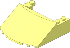 Windscreen  6 x  6 x  1.667 Curved