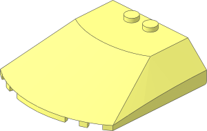 Windscreen  6 x  6 x  1.333 Angled Curved