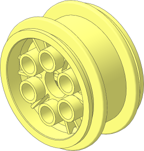Wheel Rim 20 x 33 with  6 Pinholes
