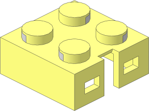 ~Electric Brick  2 x  2 x  0.667 Top Type 2