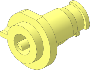 Technic Projectile Launcher Six-Shooter Trigger